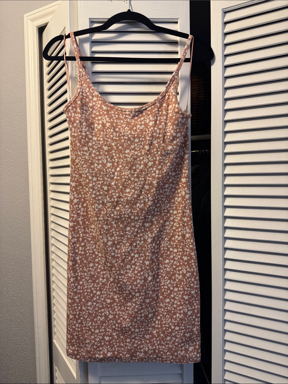 Old Navy Rust Floral Slip Dress